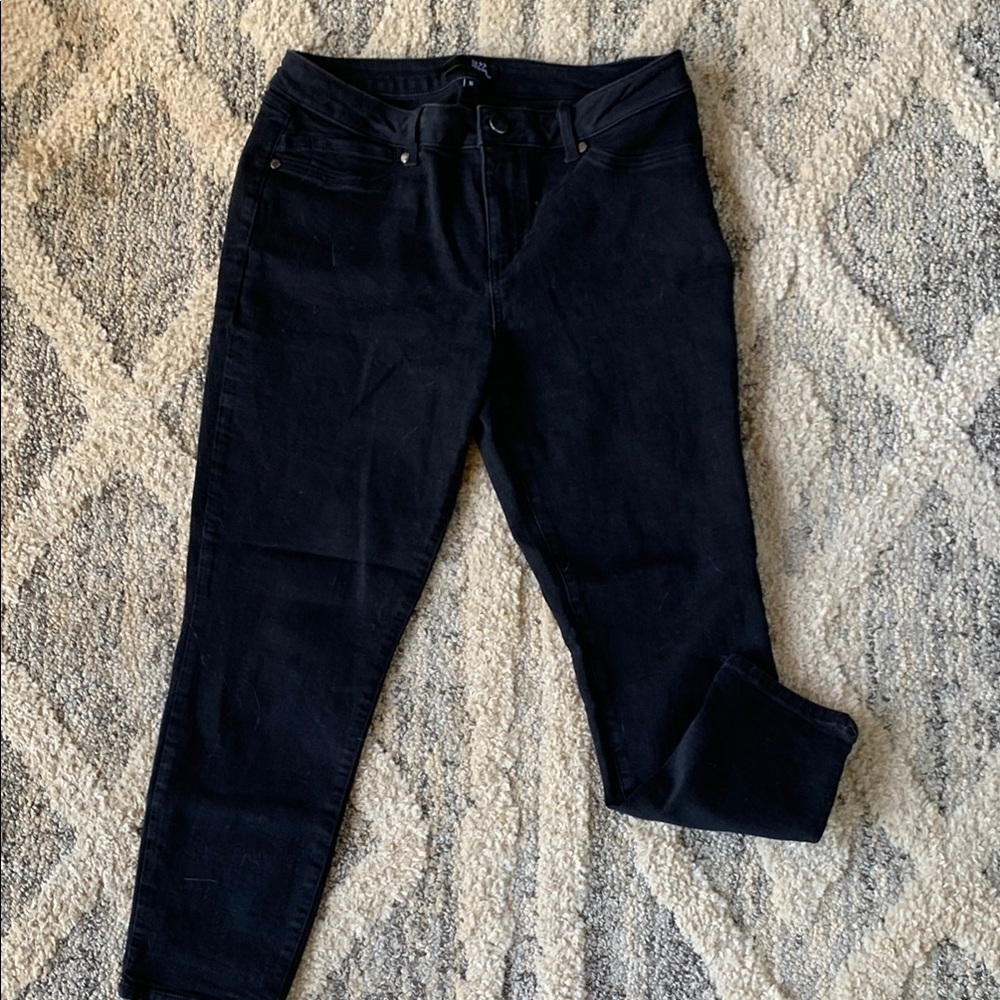 1822 Denim Black Skinny Jeans Classic Style